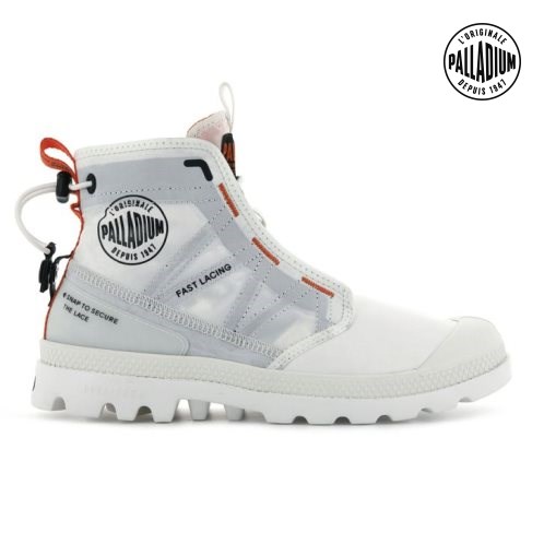 Bottes Palladium Pampa Travel Lite Femme Blanche | FR JRQ518G